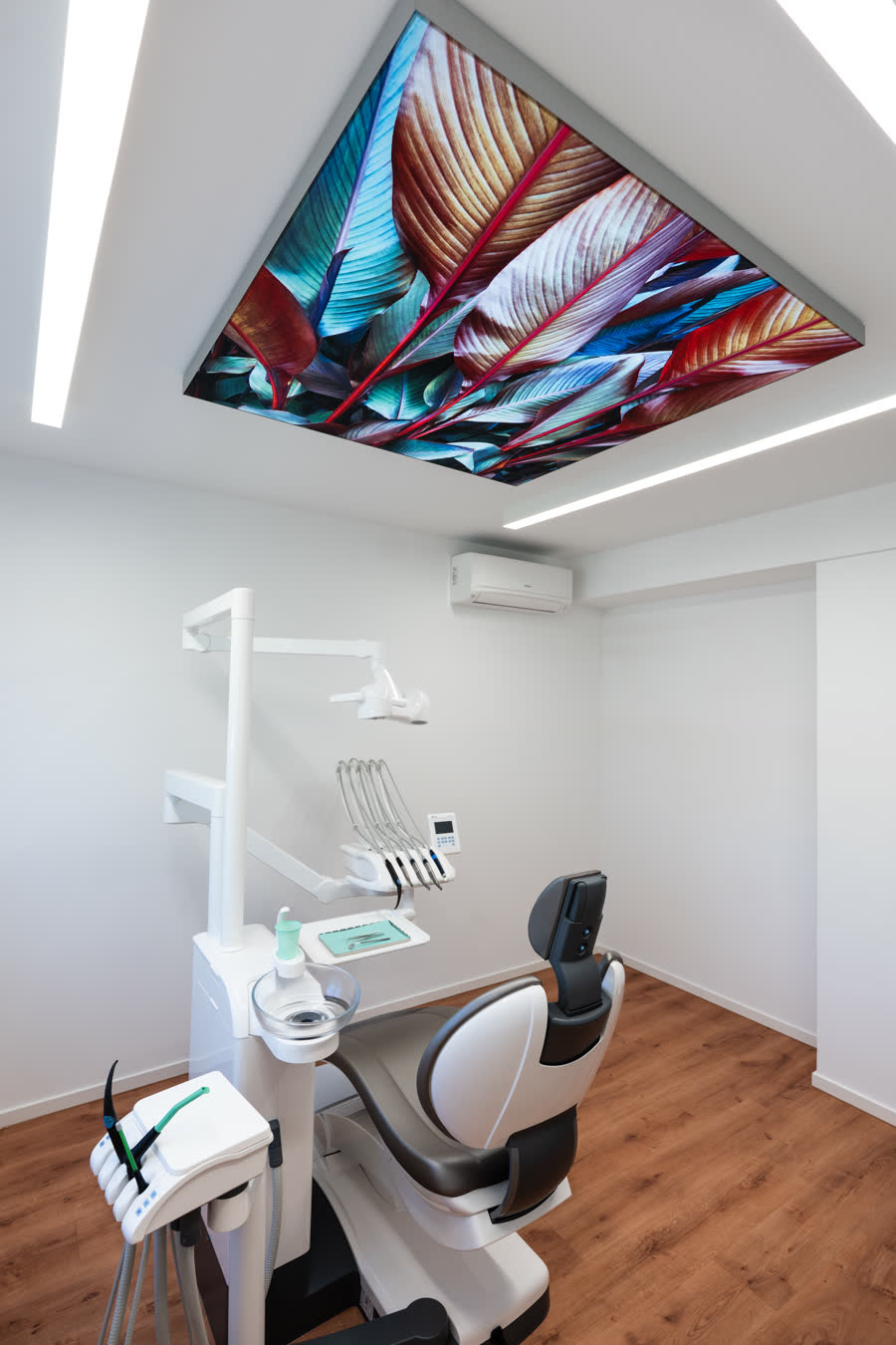 Eines der fünf Behandlungszimmer